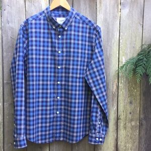 Goodfellow & Co Checked Northrop Shirt XL/slim